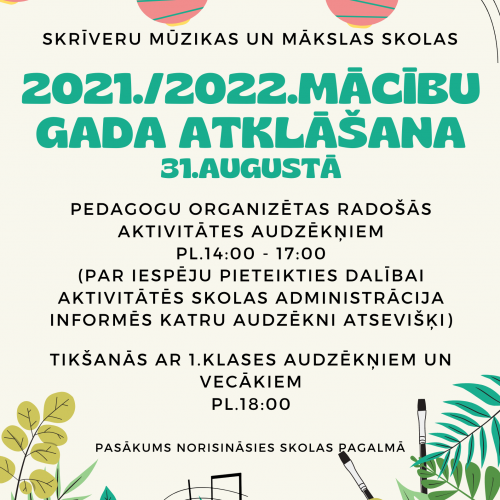 2021./2022.m.g. atklāšana