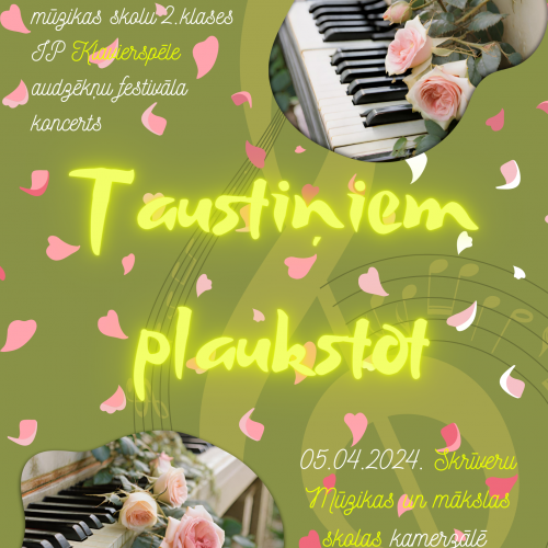Jelgavas reģiona mūzikas skolu festivāls Klavierspēlē ,,Taustiņiem plaukstot”